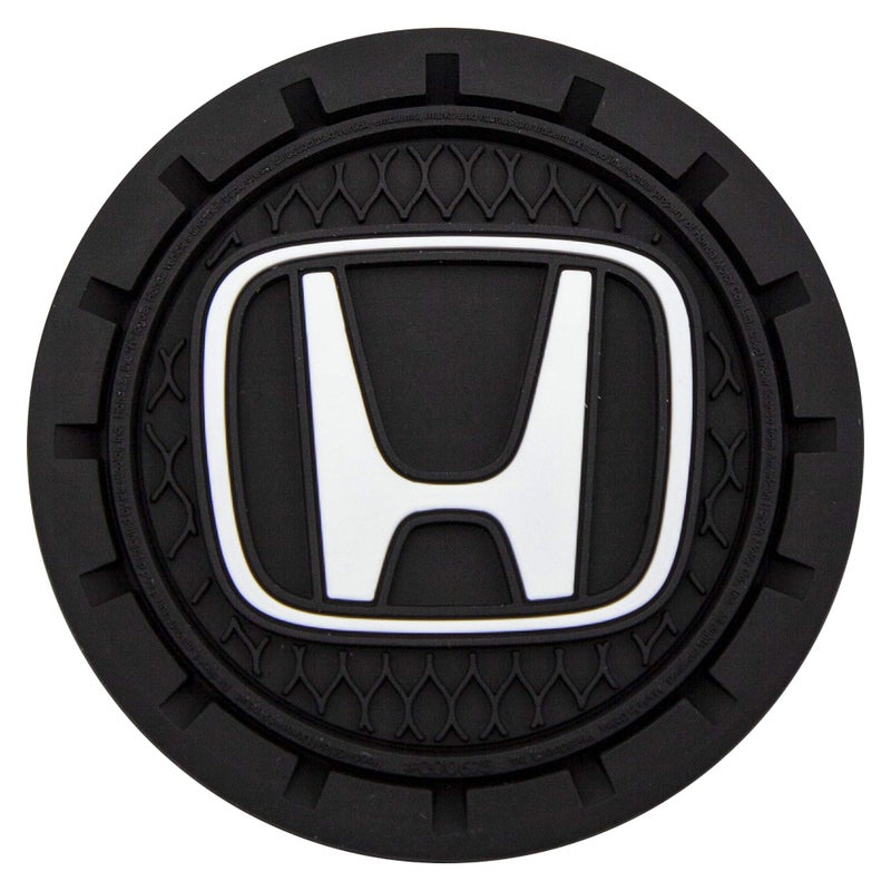 Plasticolor 000675R01 Honda Auto Car Truck SUV Cup Holder Coaster 2-Pack , black - Image 1
